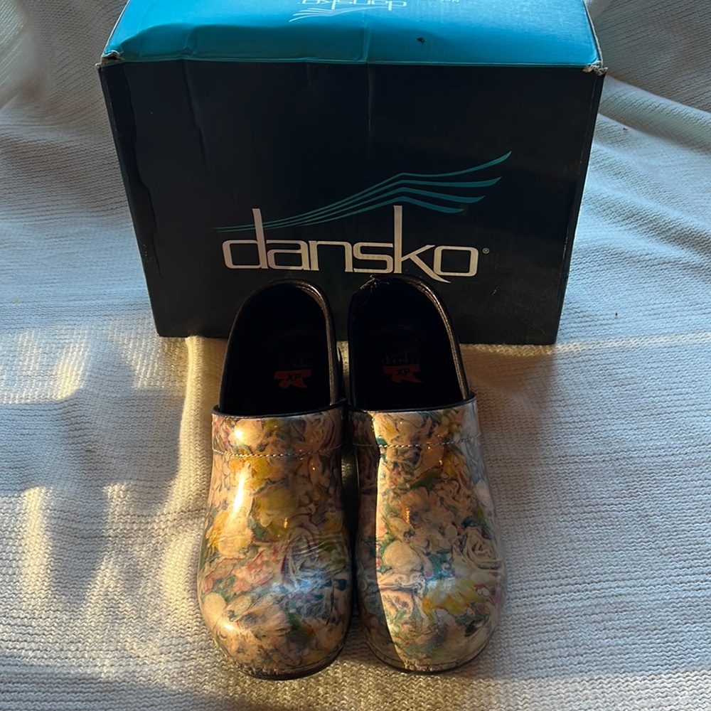 Floral Dansko Clogs